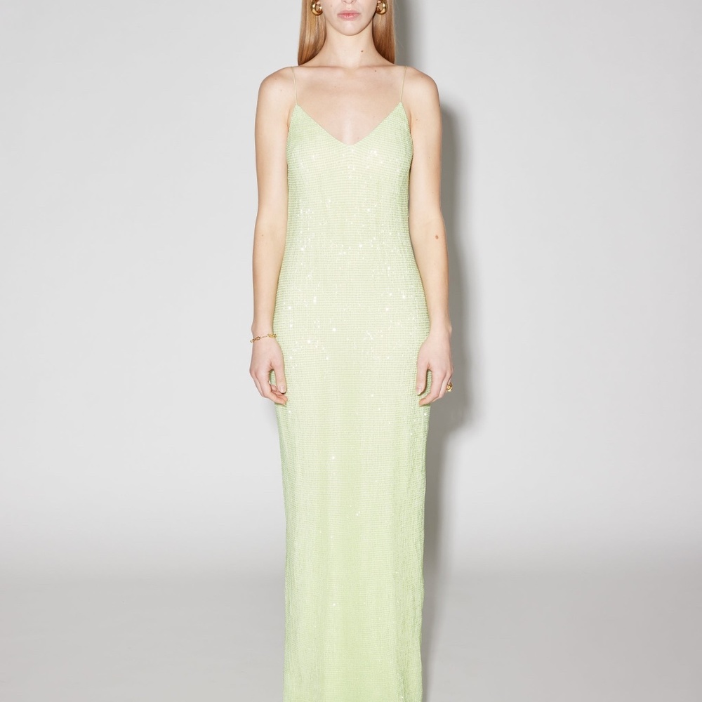 Rosetta Getty Sequined Slip Dress